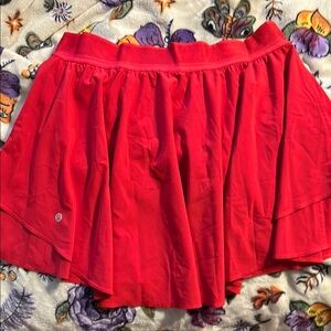Red lululemon Skirt - please read!